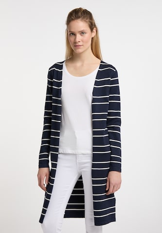 DreiMaster Maritim Gebreid vest in Blauw: voorkant