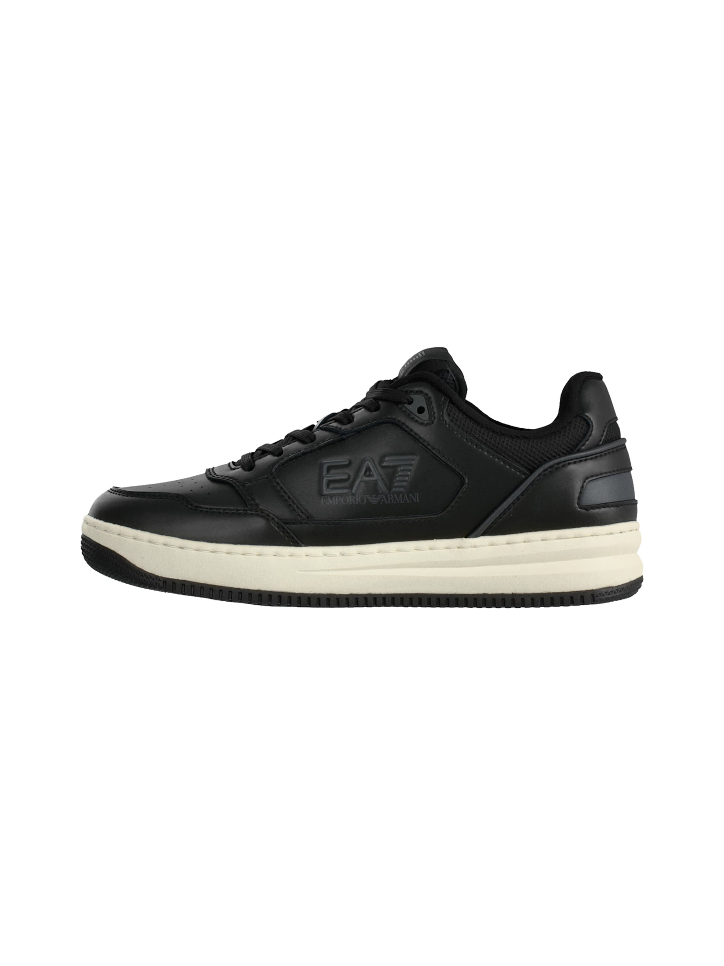 Sneaker bassa di EA7 Emporio Armani in nero: frontale