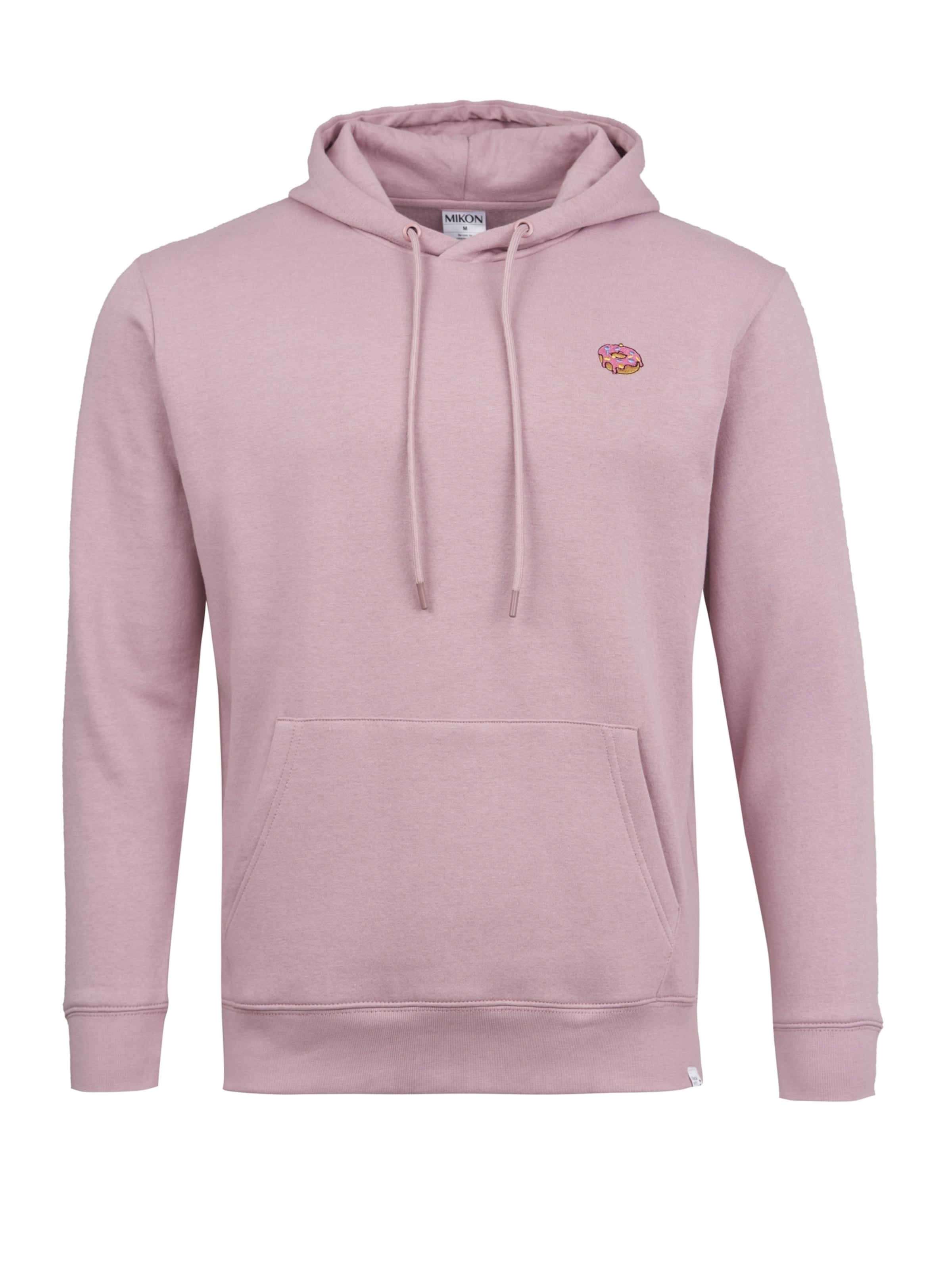 Mikon Sweatshirt 'Donut' in Pink: Vorderseite