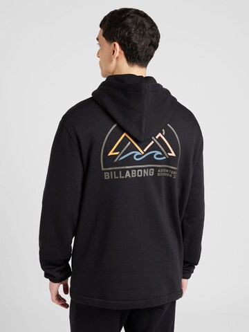 Hanorac sport 'COMPASS' de la BILLABONG pe negru: față