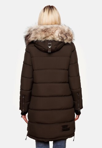 MARIKOO Winter coat 'Chaskaa' in Brown