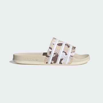 ADIDAS ORIGINALS Pantolette 'Adilette' in Weiß