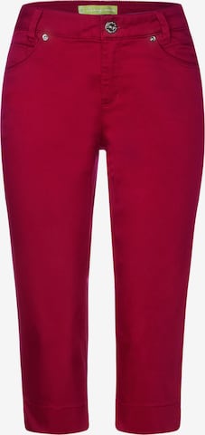 STREET ONE Slimfit Hose in Rot: predná strana