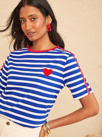 love & roses Shirt in Blue