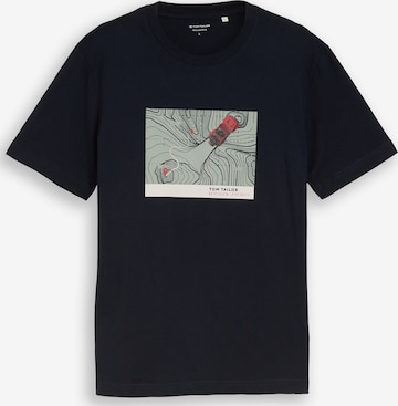 TOM TAILOR Shirt in Blue: front