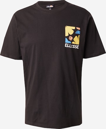 Maglietta 'Impronta' di ELLESSE in nero: frontale