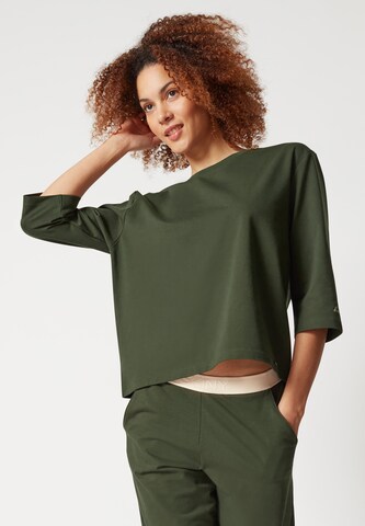 Skiny Shirt in Grün: Vorderseite