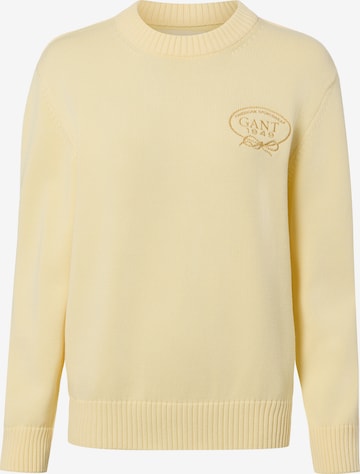 GANT Sweater in Yellow: front