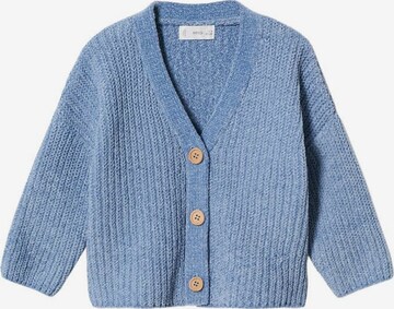 MANGO KIDS Gebreid vest 'SOUFFLEB' in Blauw: voorkant