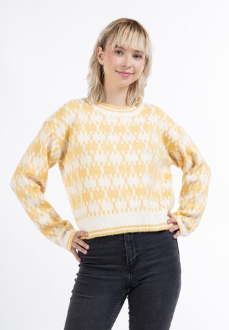MYMO Пуловер в жълто: отпред