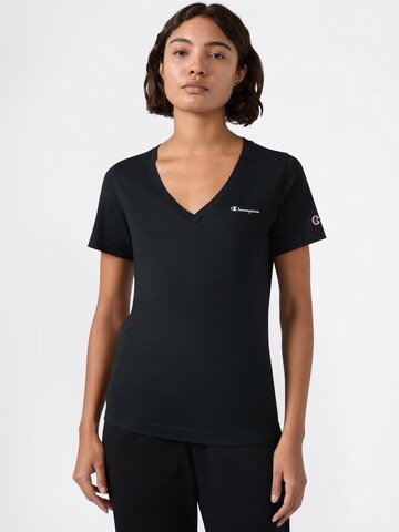 Champion Authentic Athletic Apparel Футболка в Черный: спереди