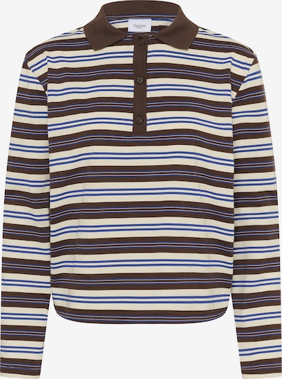 SAINT TROPEZ Shirt 'Taty' in L in beige / blau / braun, Produktansicht