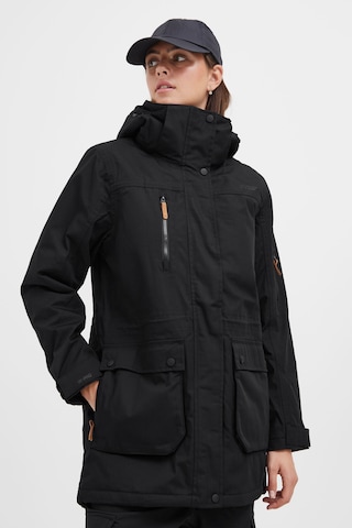 North Bend Winter Jacket 'Wanda' in Black: front