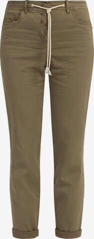 Regular Pantalon Recover Pants en marron : devant