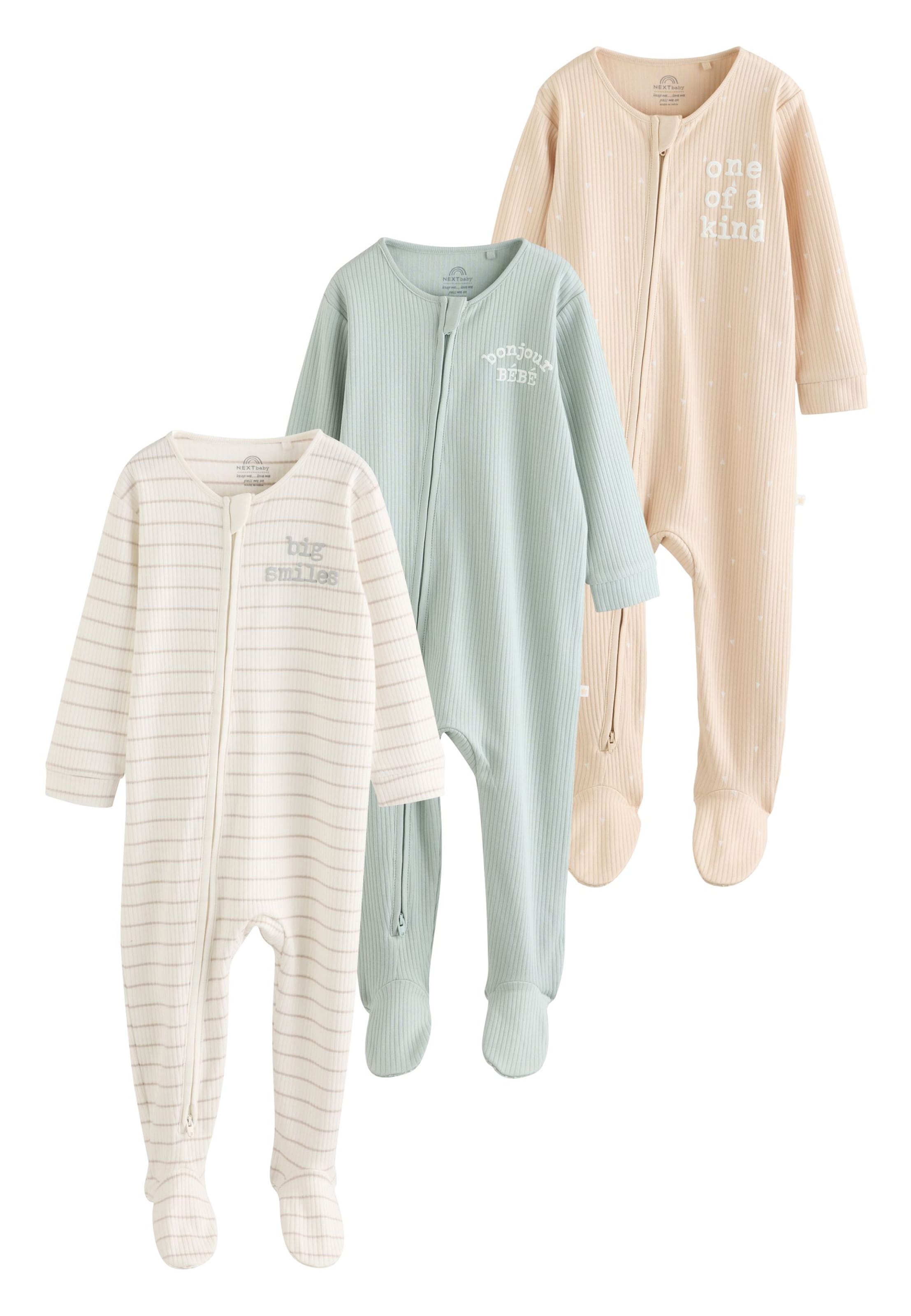 Next Schlafanzug in Beige: Vorderseite