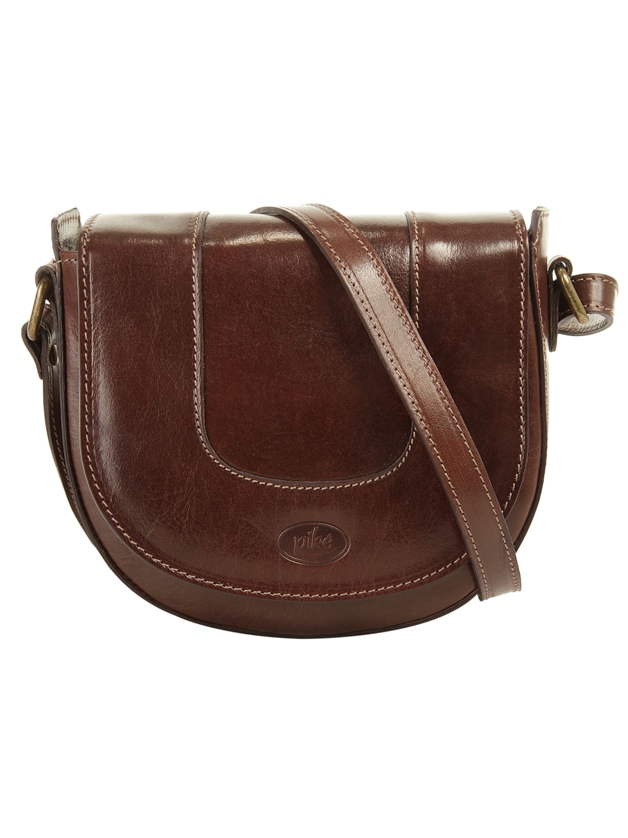 piké Crossbody Bag in Brown: front