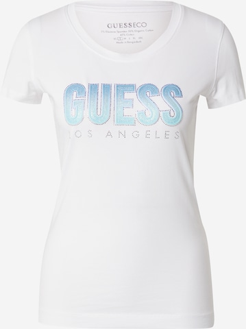Maglietta di GUESS in bianco: frontale