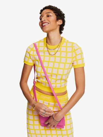 Pull-over ESPRIT en jaune : devant