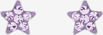 AMOR Earrings in Purple: front