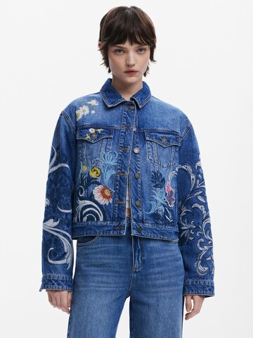 Desigual Tussenjas in Blauw: voorkant