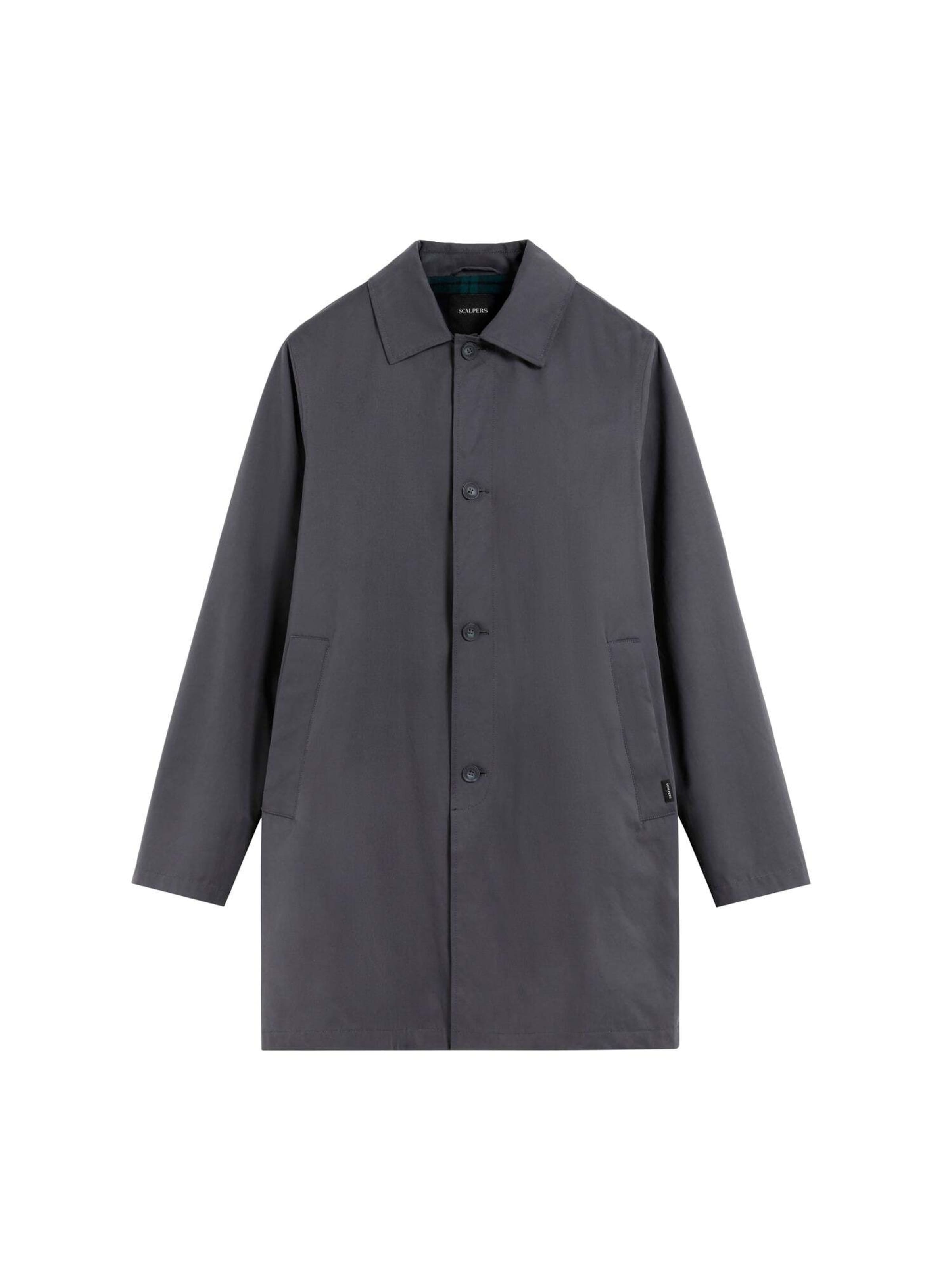 Scalpers Демисезонное пальто 'Skog' в Синий: спереди