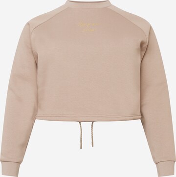 Guido Maria Kretschmer Curvy Sweatshirt 'Maggie' in Braun: predná strana