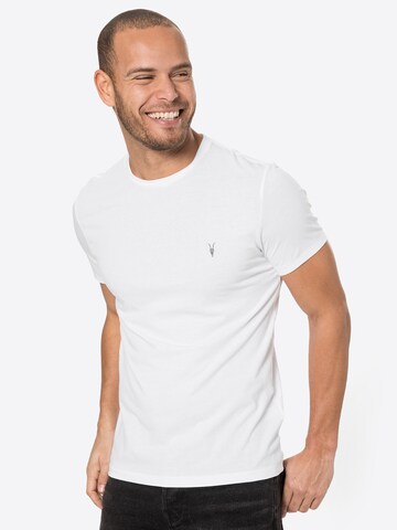 AllSaints - Camiseta en blanco: frente