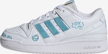 Baskets ADIDAS ORIGINALS en blanc : devant