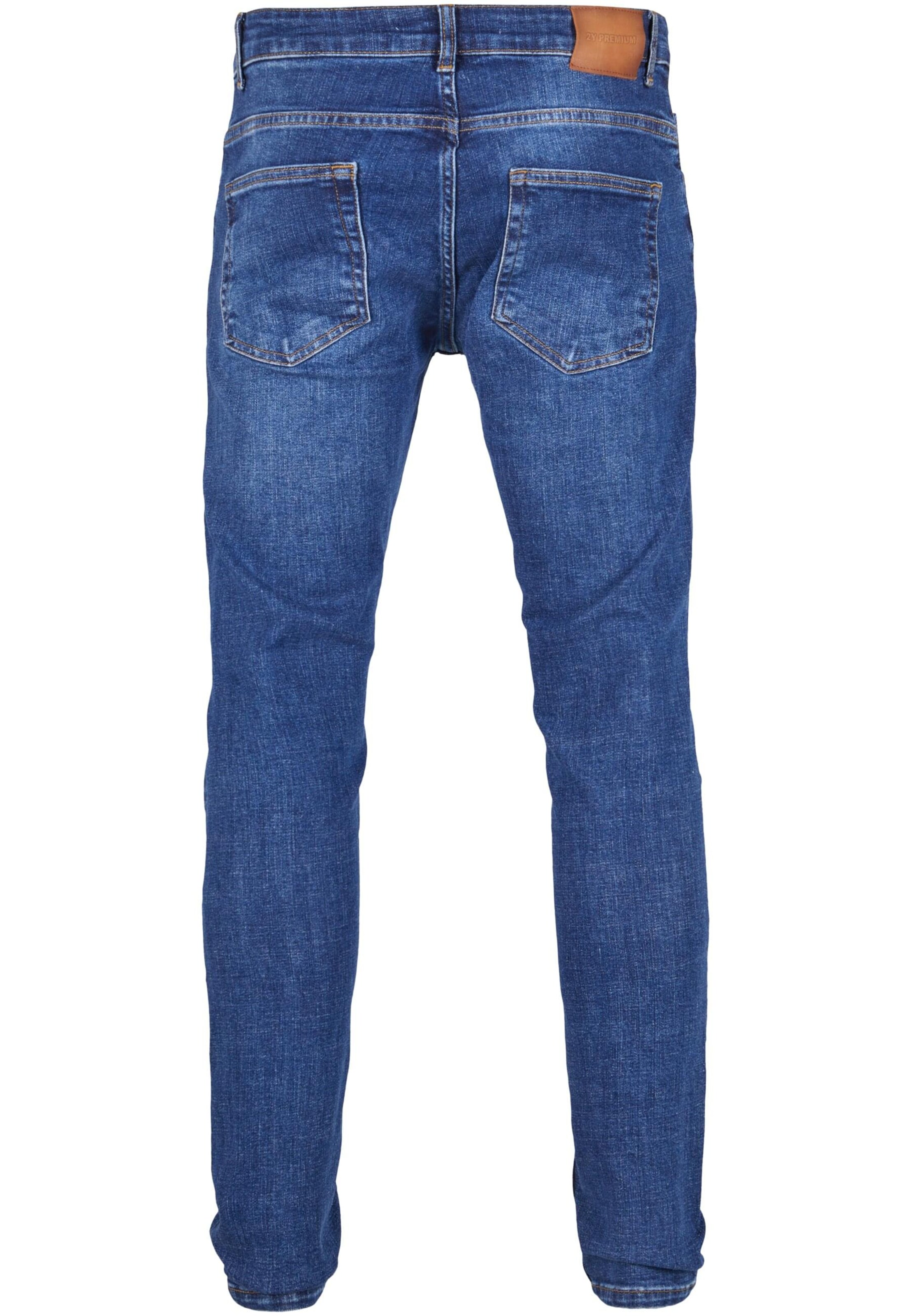 2Y Premium Skinny Jeans in Blauw