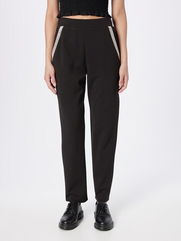 ABOUT YOU Tapered Broek 'Simone' in Zwart: voorkant