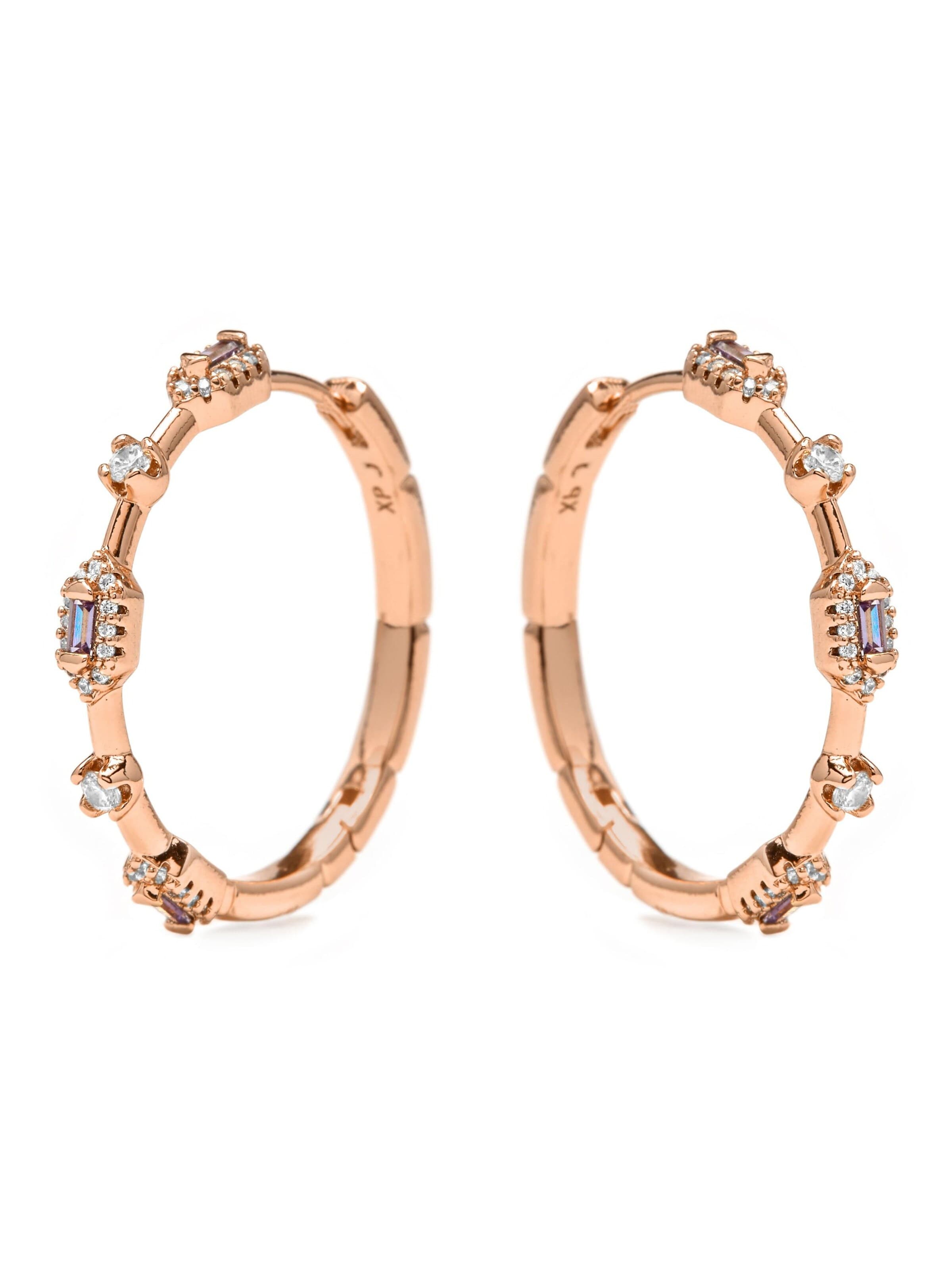Luxenter Earrings 'Nemako' in Gold: front