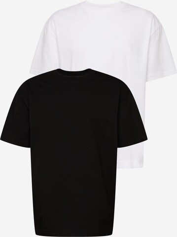 WEEKDAY Shirt in Black: front