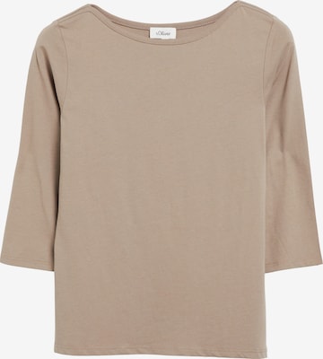 s.Oliver Shirt in Brown: front