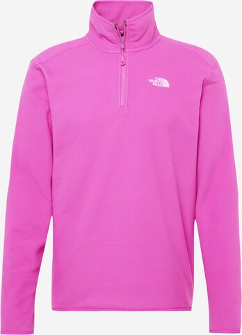 Pull-over de sport 'GLACIER' THE NORTH FACE en violet : devant