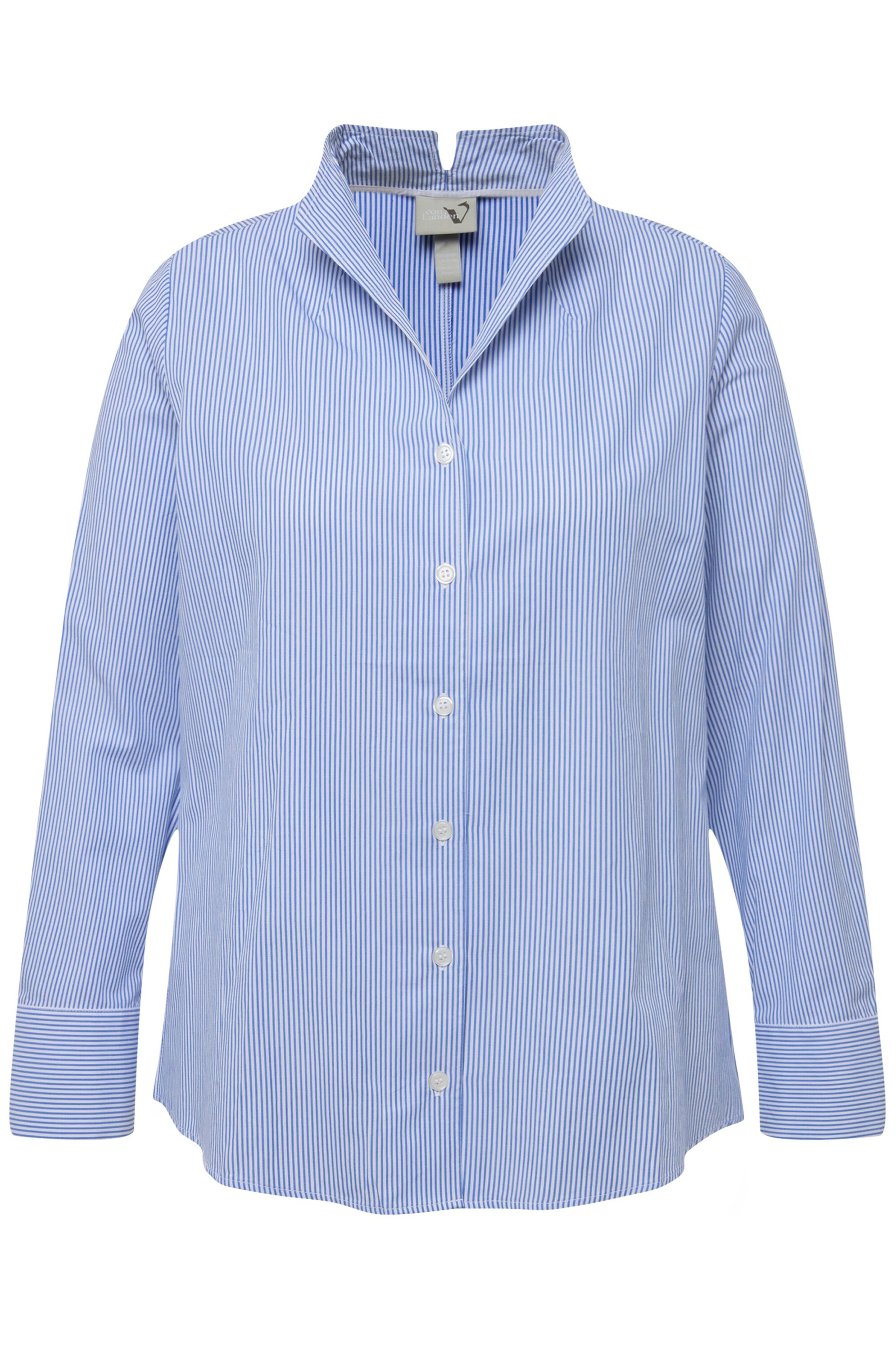 Ulla Popken Bluse in Blau: Vorderseite