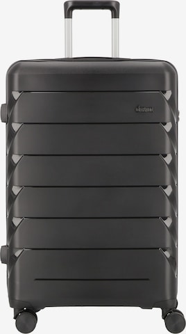 Trolley 'Travel Line' di D&N in nero: frontale