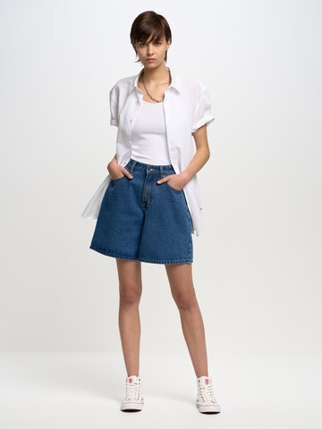 BIG STAR Loosefit Shorts 'Satoko' in Blau
