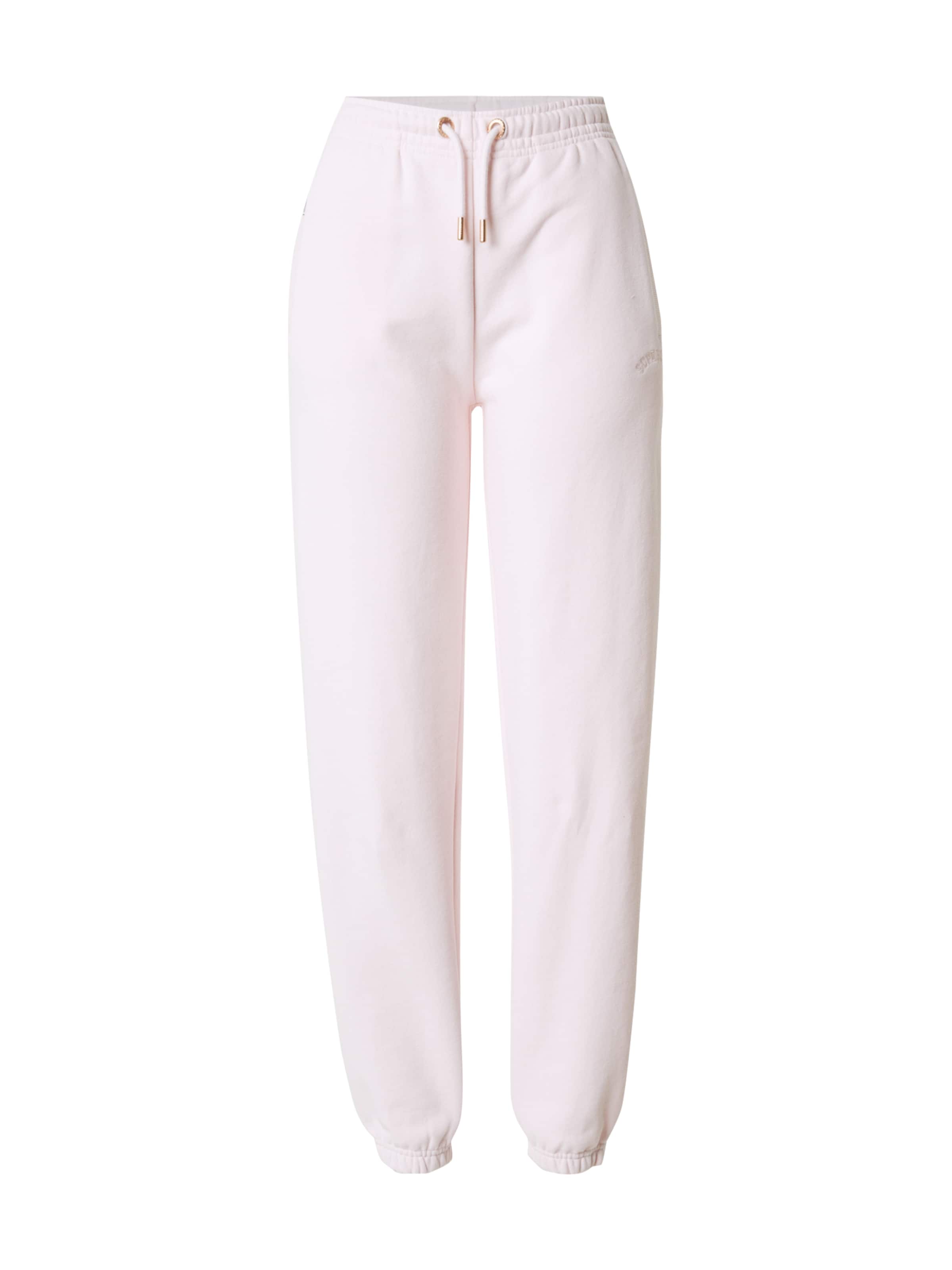 Superdry Tapered Hose 'Essential' in Pink: Vorderseite
