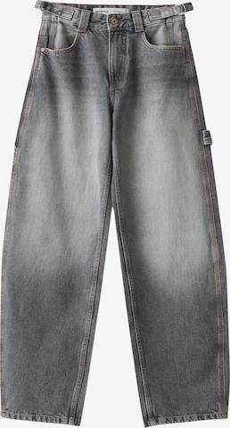 Bershka Дънки в сиво: отпред