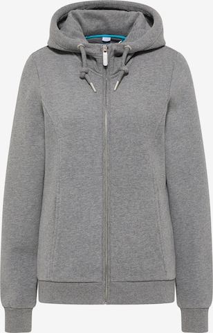 TALENCE Zip-Up Hoodie in Grey: front
