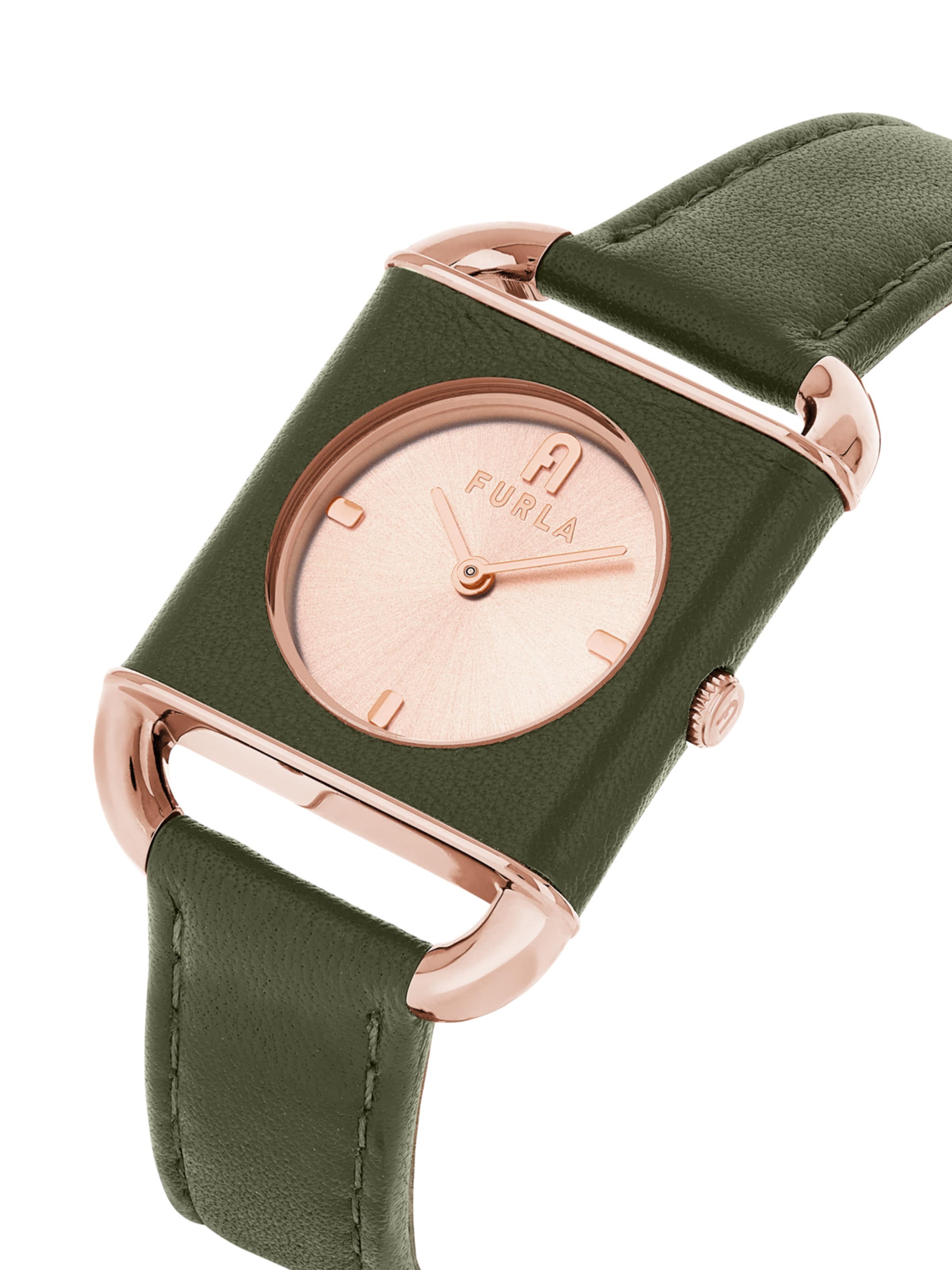 FURLA Analog watch 'ARCO' in Green