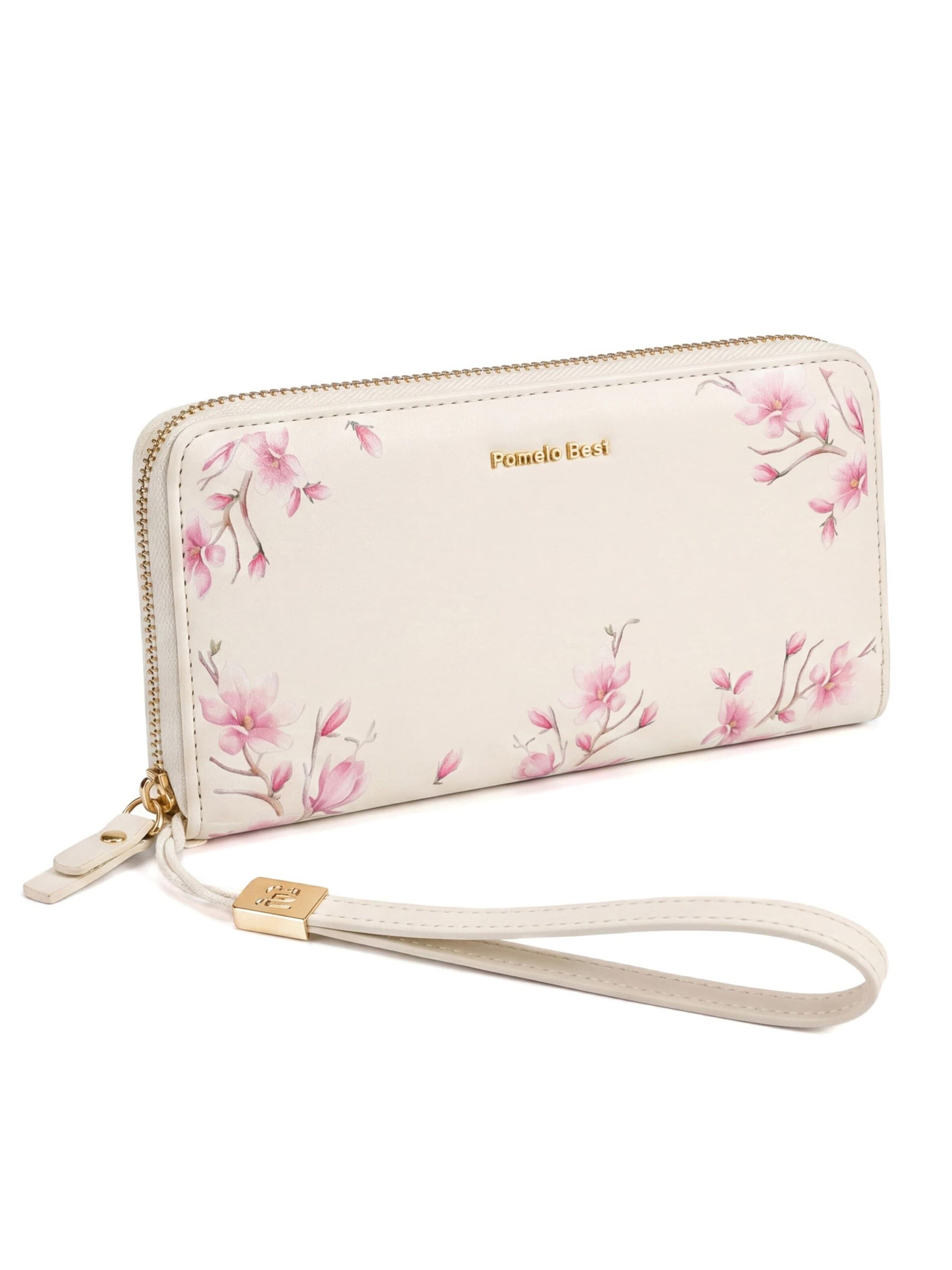 Portamonete 'Pomelo Best Portemonnaie Damen mit Blumenprint' di Pomelo Best in beige