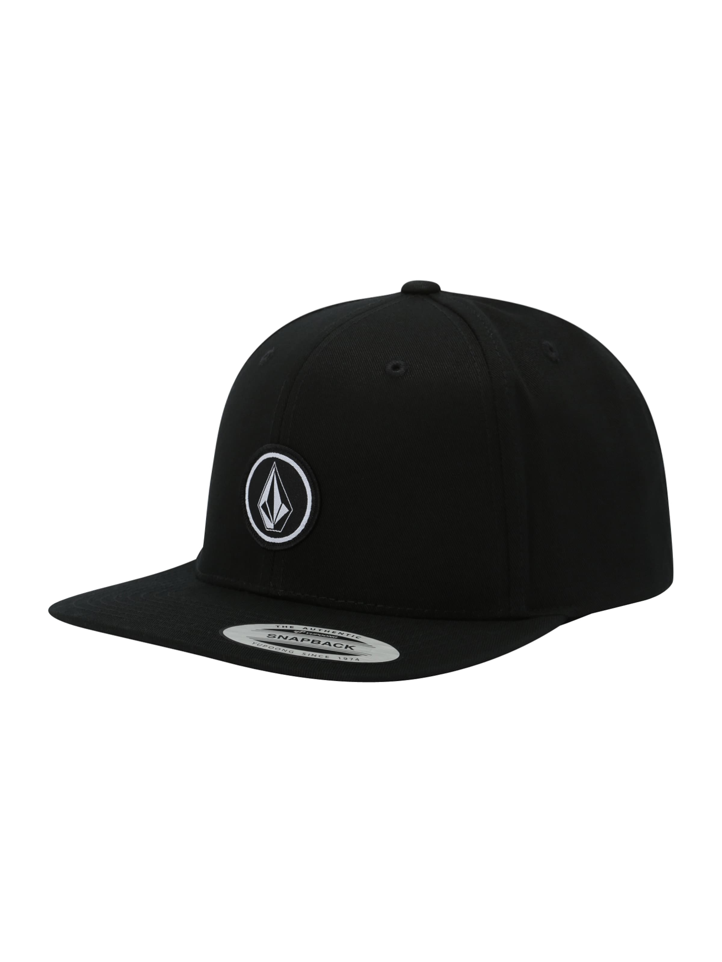 Volcom Cap 'Quarter Twill' in Schwarz: Vorderseite