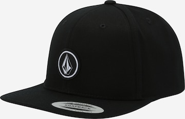 Volcom Cap 'Quarter Twill' in Black: front