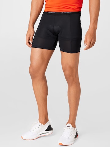 ZIENER Skinny Sportbroek 'Neik' in Zwart: voorkant
