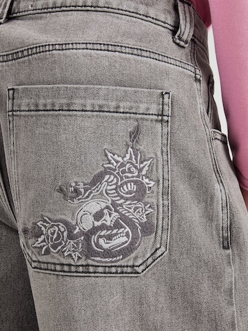 HOLLISTER Baggy Džínsy - Sivá