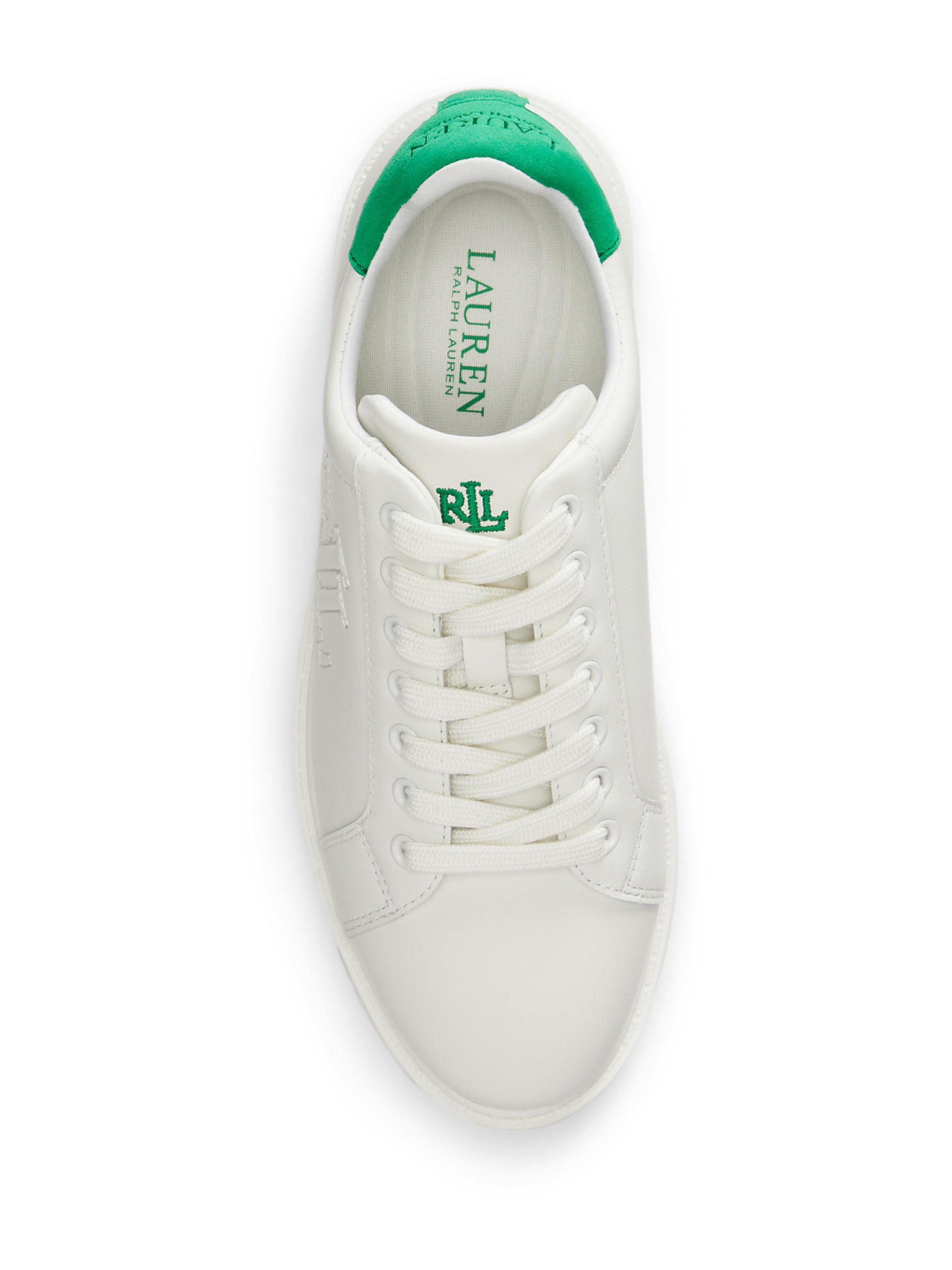 Lauren Ralph Lauren Låg sneaker 'AINSLEY' i vit