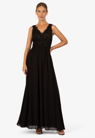 Robe de soirée Kraimod en noir : devant