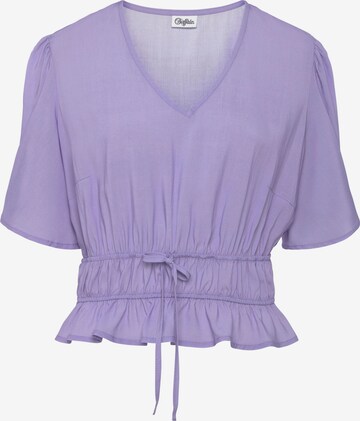 BEACH TIME Bluse i lilla: forside