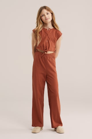 WE Fashion Overall in Braun